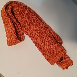 Orange neck tie